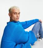 Collusion Knitted Sweater In Bright Blue-blues
