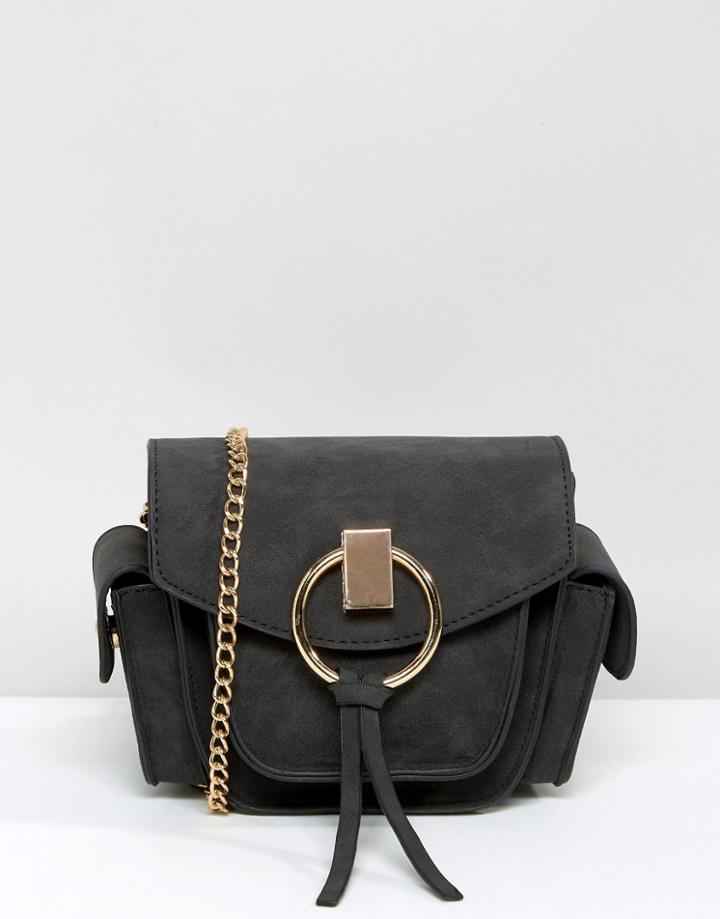 Yoki Saddle Buckle Bag - Black