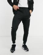Puma International Track Pants In Black And White