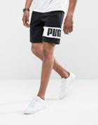 Puma Rebel Sweat Shorts In Black 59246501 - Black