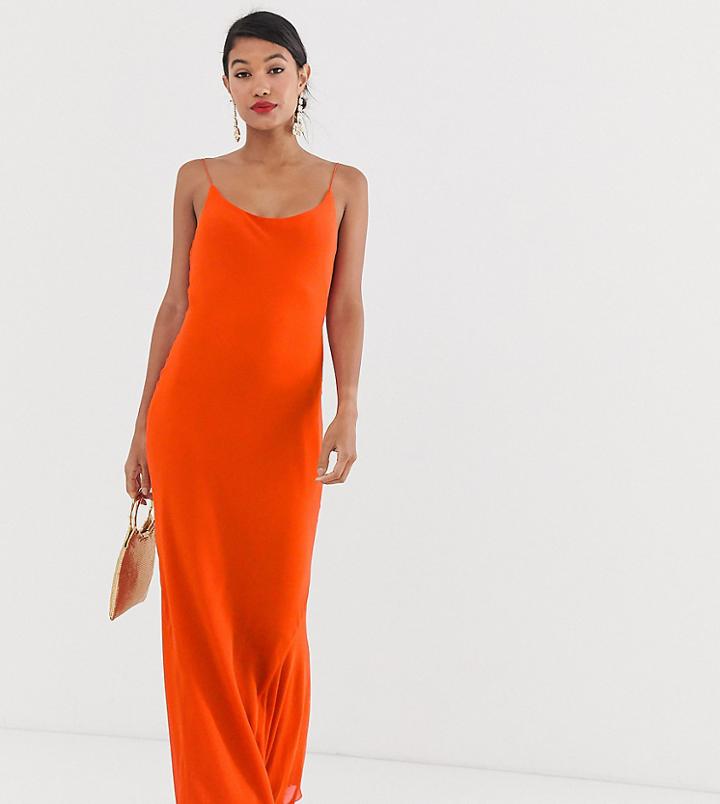 Asos Design Floaty Cami Maxi Dress - Red