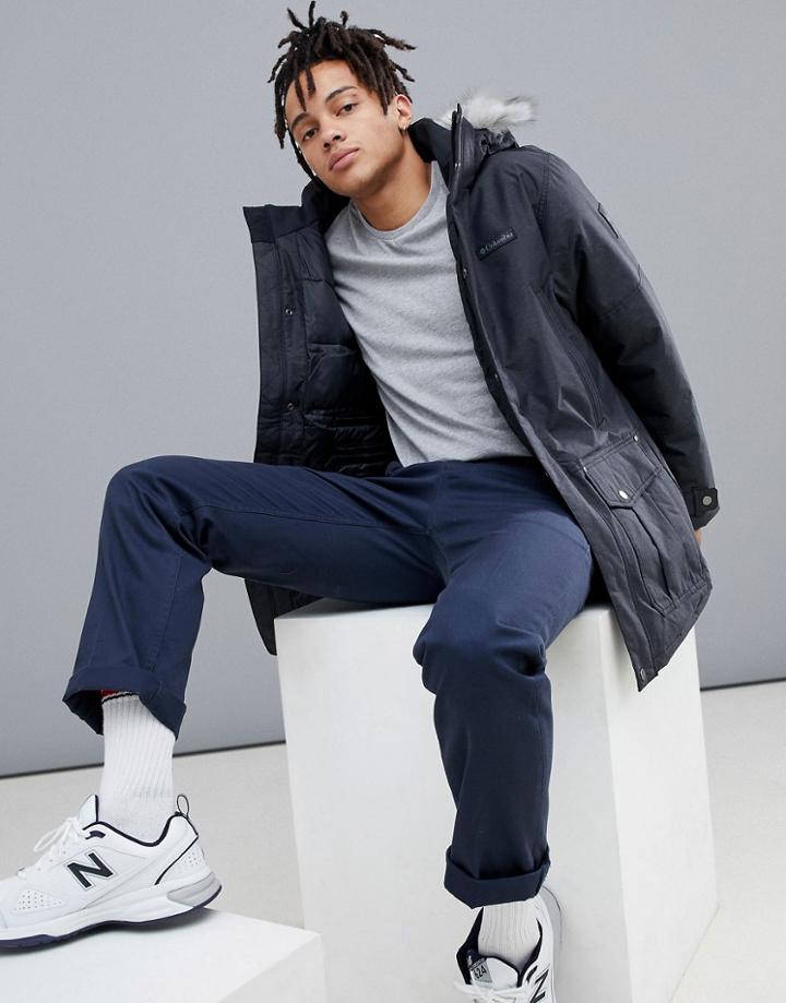 Columbia Timberline Ridge Jacket In Black - Black