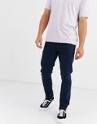 Asos Design Slim Jeans In Navy