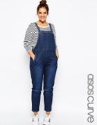 Asos Curve 90's Overall In Midwash - Blue