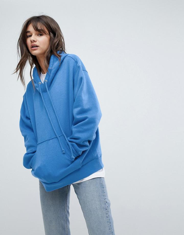 Weekday Oversize Hoodie - Blue