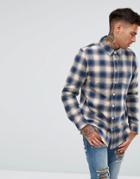 Another Influence Flannel Checked Shirt - Navy