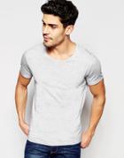 Selected Homme T-shirt - Light Gray Melange