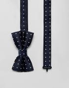 French Connection Dotted Bow Tie