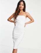 Vesper Strappy Midi Dress In White