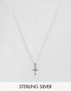 Kingsley Ryan Sterling Silver Cross Pendant Necklace - Silver