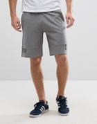 Jack & Jones Core Jersey Shorts With Hem Detail - Gray