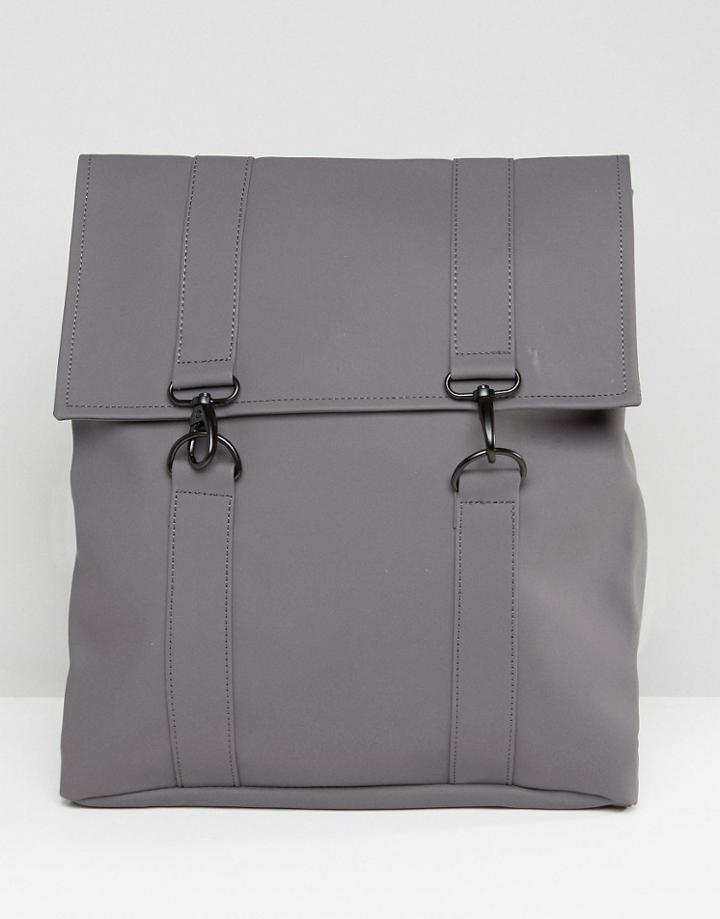 Rains Messenger Backpack In Gray - Gray