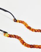 Jeepers Peepers Sunglasses Chain In Tortoiseshell-brown