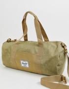 Herschel Supply Co Sutton Mid 28l Duffle Bag In Sand Crosshatch - Tan