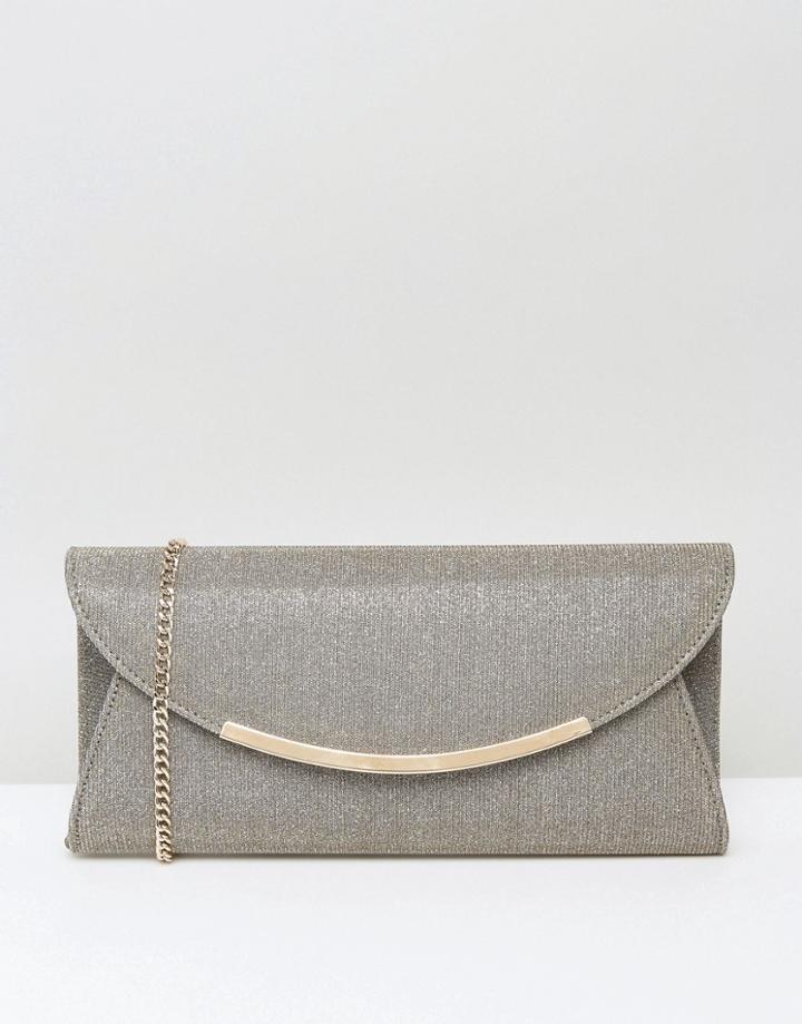Carvela Delilah Foldover Clutch In Bronze - Copper