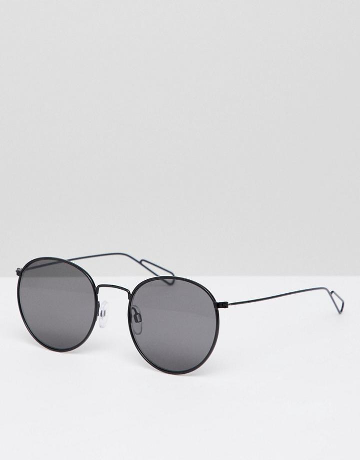 Weekday Sunglasses With Black Frame - Black