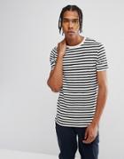Asos Stripe Muscle T-shirt - Black