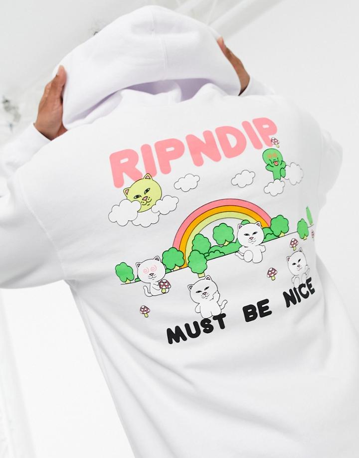 Ripndip Buddy System Hoodie In White