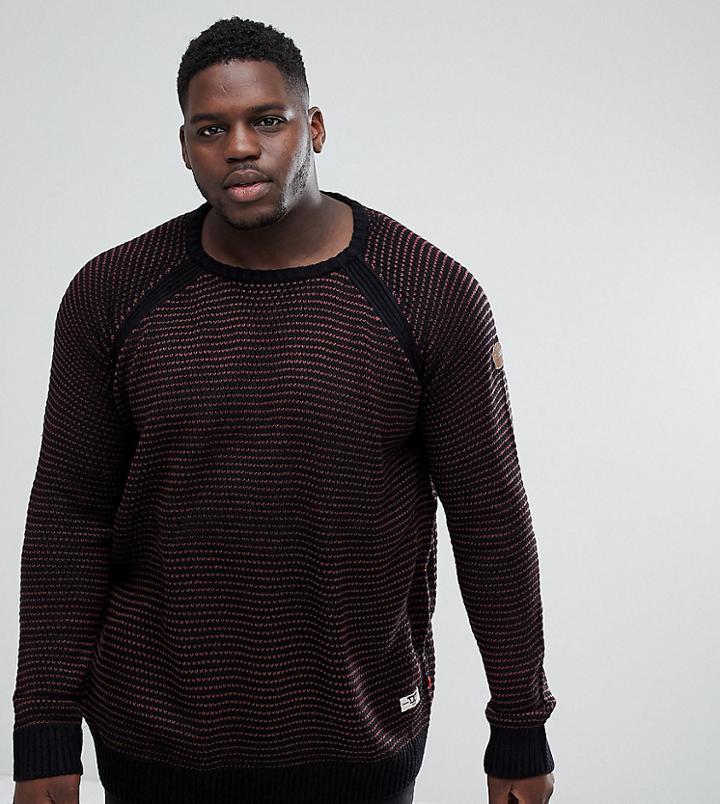 Duke Plus Raglan Sleeve Sweatshirt - Black