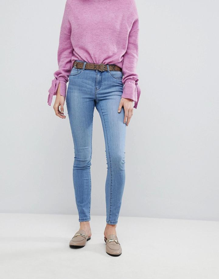 Vero Moda High Waisted Skinny Jean - Blue