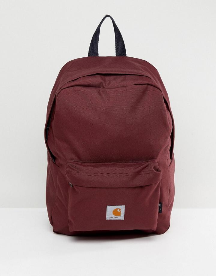 Carhartt Watch Backpack In Berry - Red