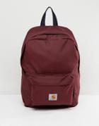 Carhartt Watch Backpack In Berry - Red