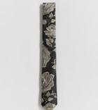 Heart & Dagger Woven Floral Tie In Black - Black