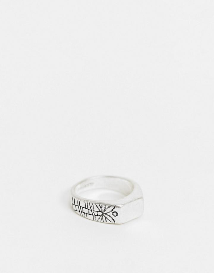 Classics 77 Side Engraving Ring In Silver
