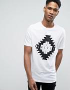 Asos T-shirt With Geo-tribal Print - White
