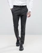 Religion Skinny Suit Pants In Check - Gray