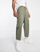 Bolongaro Trevor Carpenter Wide Leg Cargos In Khaki-green