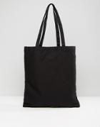 Asos Tote Bag In Black - Black