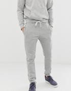 Pull & Bear Sweatpants With Logo In Gray - Gray