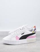 Puma Cali Star Sneakers In White And Lilac