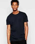 Minimum Long Line Pocket T-shirt - Black