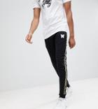 Good For Nothing Tall Skinny Joggers In Black With Taping - Black