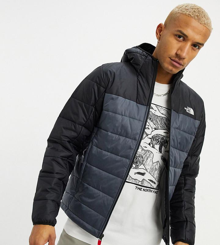The North Face Synthetic Jacket In Gray Exclusive At Asos-grey