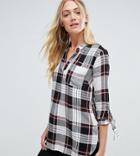 New Look Tall Check Shirt - White
