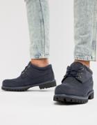 Timberland X Engineered Garments Oxford Brogues In Navy - Black