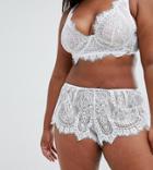 Figleaves Curve Annex French Knicker - Blue