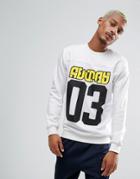 Adidas Originals Seoul Pack Winter Crew Neck Sweatshirt In White Bs2626 - White