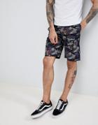 D-struct Printed Summer Two-piece Shorts - Black
