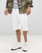 Granted Sweat Shorts With Straps - Stone