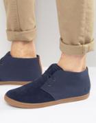 Fred Perry Byron Mid Suede Sneakers - Gray