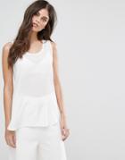 Max & Co Corrente Tank Top - White