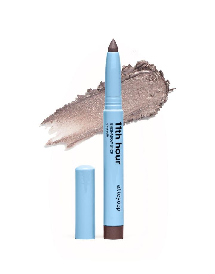 Alleyoop 11th Hour Cream Eyeshadow And Liner Stick - Charcolit-silver