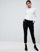 Asos Design Basic Jersey Smart Skinny Pants - Black