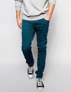 Farah Stretch Jean In Slim Fit - Blue