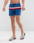 Tommy Hilfiger Swim Shorts Icon Stripe In Blue - Blue