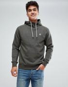 Jack & Jones Core Hoodie With Small Chest Logo - Green